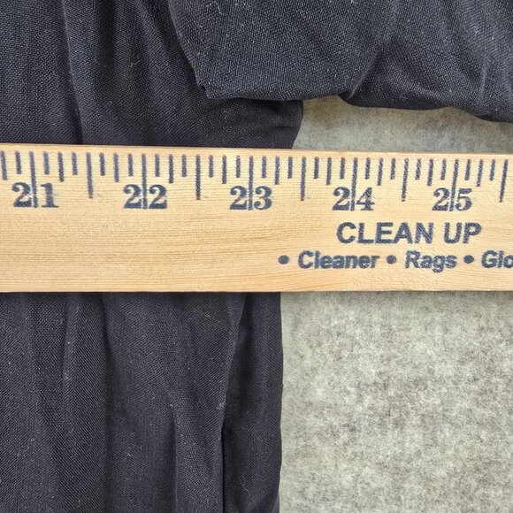 Axist Mens XL Black Silk Touch Shirt With Vertical Stripes - Picture 8 of 9